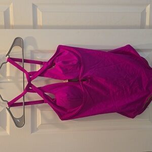 City chic plus size magenta swimsuit size XS(size 12)